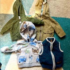 Baby jackets and vest